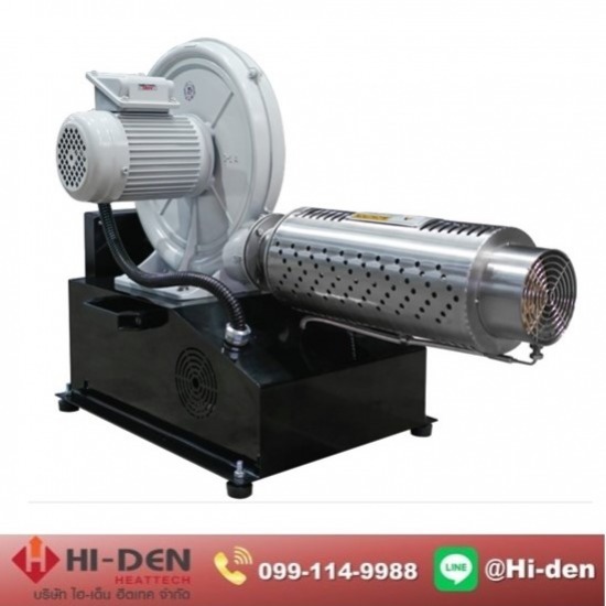 โรงงานผลิต ฮีตเตอร์ เทอร์โมคัปเปิล หัววัดอุณหภูมิ -  เครื่องเป่าลมร้อน (Hot Air Coil Blower 10 kW.)
